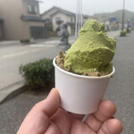 冨士美園 - ジェラート　¥400 （緑茶、ほうじ茶）