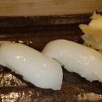 海老寿司 - スミイカ握り