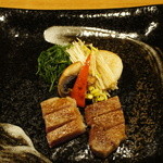 時の宿 すみれ - サーロインステーキ