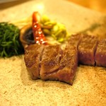 時の宿 すみれ - サーロインステーキ　90g