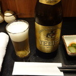 エビスビール（中瓶）：６００円