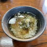 Sobadokoro Ippuku - 葉わさび塩だし茶漬け