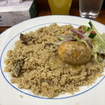 アジアカレーハウス - 卵、野菜、マトンビリヤニ