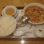 四川飯店 - 陳麻婆豆腐セット