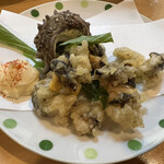 Okonomiyaki Toku - さざえの天ぷら