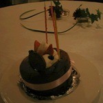 レストラン・モリエール - モリエールバースデーケーキのプレゼント