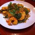 南インド料理 なんどり - 海老のココナッツ炒め（1,300円）