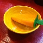 南インド料理 なんどり - マンゴー・クルフィ（300円）