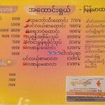 トゥゲチン - メニュー