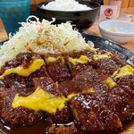 松屋 - ⚫︎Wみそカツライス 1180円