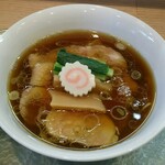 中華そば 深緑 - 深緑黒出汁、追加チャーシュー１枚(ロース、肩ロース)(1400円)