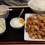 竜の食堂 - 鶏の黒胡椒定食