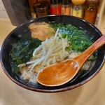 かす中華そば かすうどん しばいけ - かす中華そば