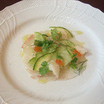 鯛のカルパッチョ