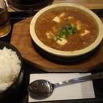  鉄ぱん家族 - 麻婆豆腐定食￥390