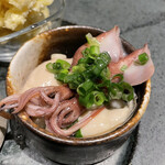 Uosai Sakurazawa - 味付けした牡蠣にホタルイカ