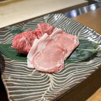 おかもと - 豚肉と牛肉
