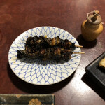 うなぎ　色川 - 肝焼き800円（1串）