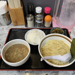 Nibo Shira-Men Aoki - R5.4  つけ麺中盛り・ランチタイム小ライス・無料セルフの高菜