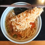 ぷりうまうどん ふる里 - 天ぷらうどん(並)