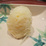 日本料理 晴山 - ジャガイモのはりはりはずせませんね。