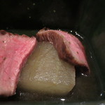 日本料理 晴山 - 下には冬瓜も。