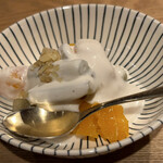 和旬 Kien - ふきとオレンジの白あえ　新しい食べ物