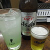 李 - ドリンク写真:チューハイ青りんご＆瓶ビール