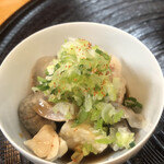 分福寿司 - 鮟鱇のいろいろな部位の2年熟成自家製ポン酢和え