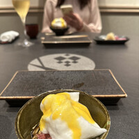 鮨 いつみ - 卵白メレンゲがのったバラチラシ（極小サイズ）