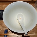 らぁ麺 紫陽花 - 完食