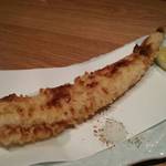 割烹そば神田 - 穴子の焼き天ぷら　一本揚げ　１０００円