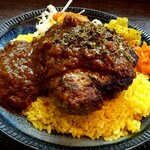 青空カリー - ハンバーグマサラプレート
