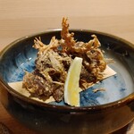 隠れ居酒屋 幸夜 - クジラの竜田揚げ 980円