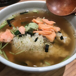 Oden Ginza Kyuuchoume - お茶漬け（鮭）¥600-