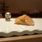 鮨 木島 - 帆立ヤバい！肉厚・食感・甘さ☆