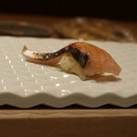 鮨 木島 - 鰆（皮炙り）脂のって美味