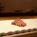 鮨 木島 - 炙りマグロ（まだ来る♥ヤバし）