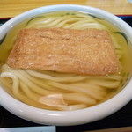 手造りうどん 楽々 - ひやしきつね（H25.7.21）
