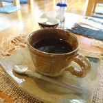 てんtoてん - セットのコーヒー。