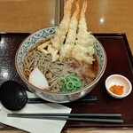 Shiroku Jichuu - 海老天そば大盛980円