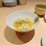 パルコ フィエラ - 鮟鱇のつみれ汁　自家製柚子胡椒＠1,210円（税込）