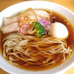 麦の空 GACHI SOBA DOJO - 中華そば ＋ 味玉 。