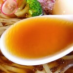 Muginosora Gachi Soba Dojo - スープ。
