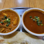 インド料理 スリヤ - 野菜カレー・マトンカレー