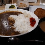 めし屋 かばちゃん - カレーライス660円コロッケトッピング100円