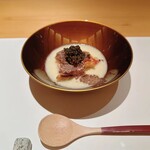 みえ田 - 金目鯛炭火焼き、春トリュフ＆キャビア、キャベツ