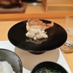 みえ田 - 積丹産トロホッケ、山わさびのラー油