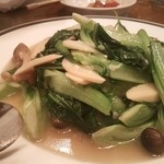 四川亭 - 宴会のチンゲン菜炒め♪