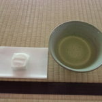 喜泉庵 - 抹茶（干菓子つき）￥500